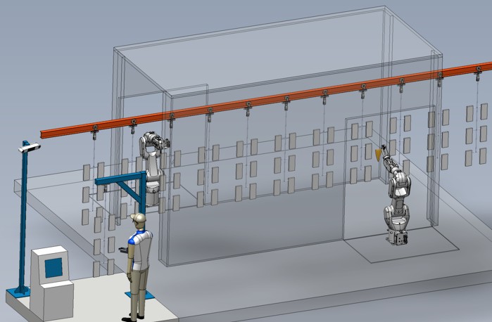 免编程喷涂机器人